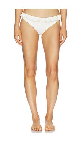 Sea Sea Madelyn Crochet Bikini Bottom With Ruffle