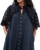 Sea Sea Margaret Capelet Mini Dress Blue - 1