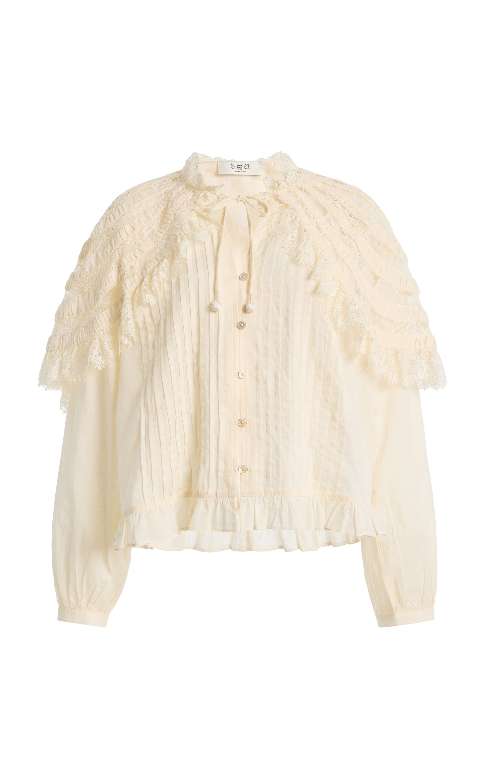 Sea Sea Margaret Cotton Capelet Top