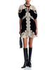 Sea Sea Medina Velvet & Lace Mini Dress - 2