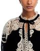 Sea Sea Medina Velvet & Lace Mini Dress - 3