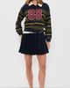 Sea Sea Mina Novelty V Neck Sweater Green - 5