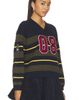 Sea Sea Mina Novelty Vneck Sweater - 2