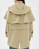Sea Sea Odessa Workwear Mid-Length Cape Coat Taupe - 3