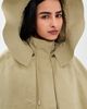 Sea Sea Odessa Workwear Mid-Length Cape Coat Taupe - 6