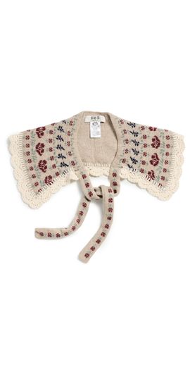 Sea Sea Preston Fair Isle Knit Collar Cream One