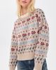 Sea Sea Preston Knit Crew Neck Sweater Cream - 2