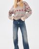 Sea Sea Preston Knit Crew Neck Sweater Cream - 5