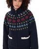 Sea Sea Preston Knit Sherpa Lined Jacket Navy - 1