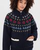 Sea Sea Preston Knit Sherpa Lined Jacket Navy - 2