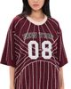 Sea Sea Quinn T-Shirt Burgundy - 1