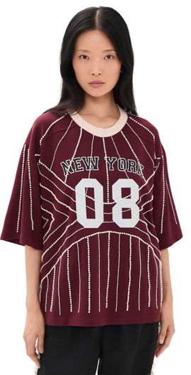Sea Sea Quinn T-Shirt Burgundy