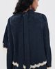 Sea Sea Shay Lace Long Sleeve Top Navy - 3