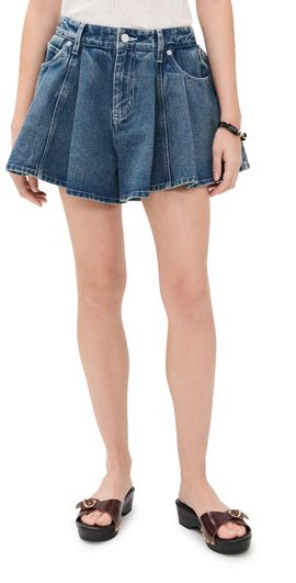 Sea Sea Stasia Denim Jean Shorts Blue