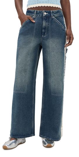 Sea Sea Stasia Denim Jeans Blue