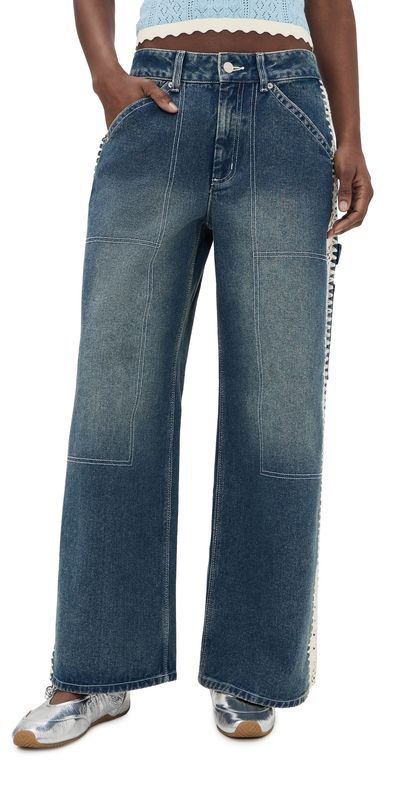 Sea Sea Stasia Denim Jeans Blue