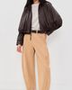 Sea Sea Thompson Leather Cape Jacket Brown - 5