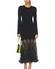 Sea Sea Vali Embroidered Mixed Media Maxi Dress - 1