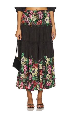 Sea Sea Viktoria Print Midi Skirt