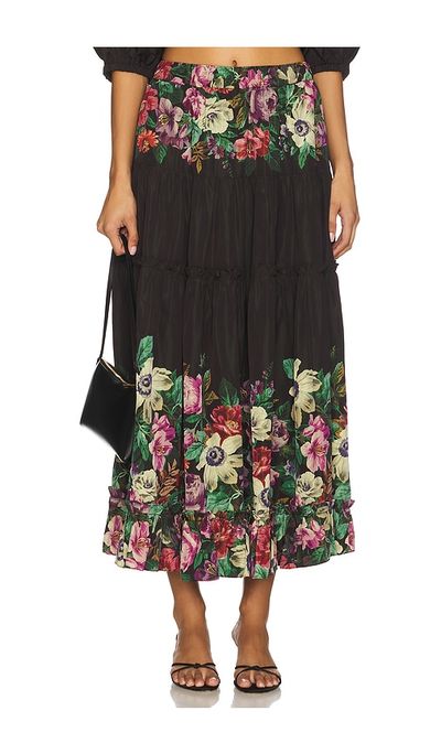 Sea Sea Viktoria Print Midi Skirt