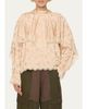 Sea Shay Long-Sleeve Lace Blouse - 4