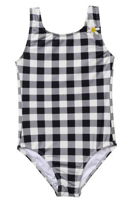 SEAESTA SURF SEAESTA SURF Kids' Seaside Gingham One-Piece Swimsuit