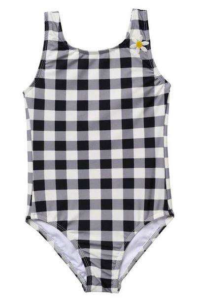 SEAESTA SURF SEAESTA SURF Kids' Seaside Gingham One-Piece Swimsuit