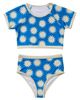 SEAESTA SURF SEAESTA SURF Kids' Soleil Short Sleeve Two-Piece Rashguard Swimsuit - 1