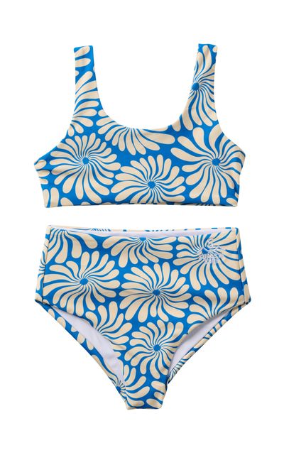 Seaesta Surf Seaesta Surf Wavy Floral / Two Piece Swimsuit / Panama
