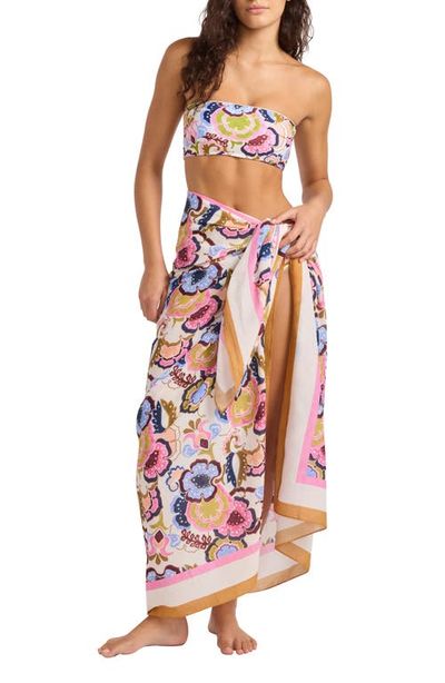 Seafolly Seafolly Floral Cotton Sarong Cover-Up