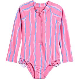 Seafolly Seafolly Kids' Aruba Long Sleeve One-Piece Swimsuit