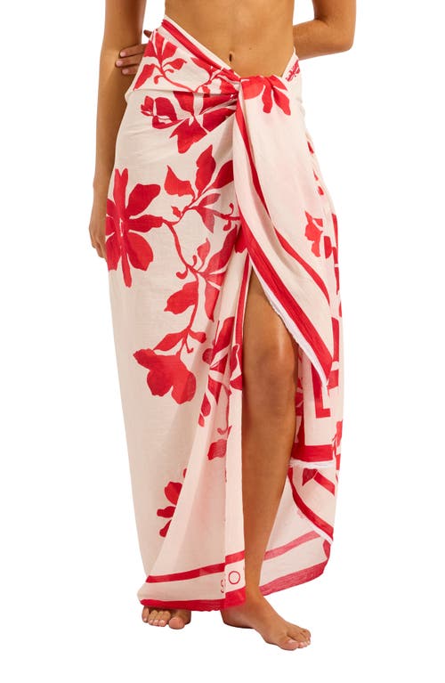 Seafolly Seafolly Mayflower Cotton Cover-Up Sarong