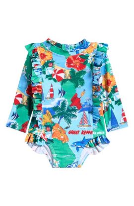 Seafolly Seafolly Viva Vacation Frill One-Piece Swimsuit 
