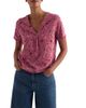 Seasalt Cornwall Seasalt Cornwall Barnoon V-Neck Short-Sleeve Top - 1