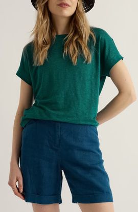 Seasalt Cornwall Seasalt Cornwall Carn Cove Linen T-Shirt
