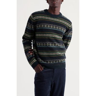 Seasalt Cornwall Seasalt Cornwall Carracks Fair Isle Crewneck Sweater