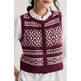 Seasalt Cornwall Seasalt Cornwall Castwork Merino Wool Blend Sweater Vest