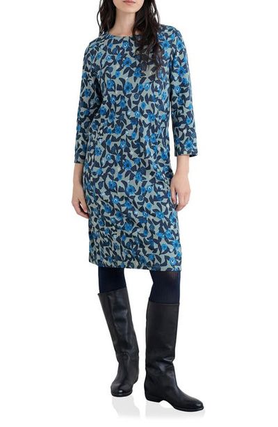 Seasalt Cornwall Seasalt Cornwall Cornish Oaks Long Sleeve Stretch Organic Cotton Dress