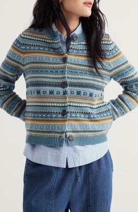 Seasalt Cornwall Seasalt Cornwall Cove Cottage Organic Cotton Cardigan