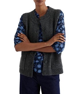 Seasalt Cornwall Seasalt Cornwall Harbour Sands Chunky Knitted Vest