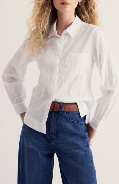 Seasalt Cornwall Seasalt Cornwall Isla Organic Cotton Button-Up Shirt 