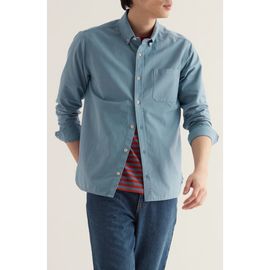 Seasalt Cornwall Seasalt Cornwall Jenken Garment Dyed Long Sleeve Oxford Shirt