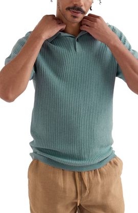 Seasalt Cornwall Seasalt Cornwall Koeswik Organic Cotton Knit Polo