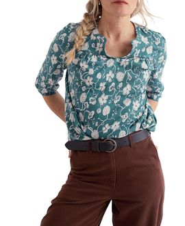 Seasalt Cornwall Seasalt Cornwall Little Sun 3/4 Sleeve Relaxed Top