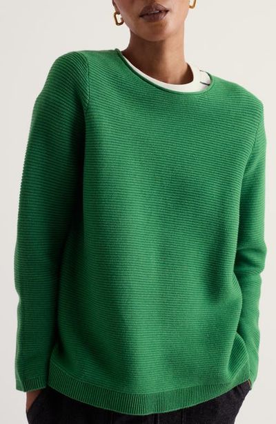 Seasalt Cornwall Seasalt Cornwall Makers Ribbed Crewneck Sweater