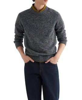 Seasalt Cornwall Seasalt Cornwall Men's Neot Knitted Cotton Jumper