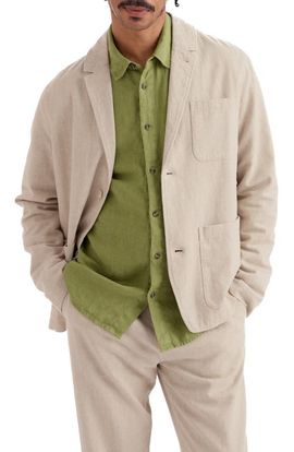 Seasalt Cornwall Seasalt Cornwall Messack Cotton & Linen Sport Coat