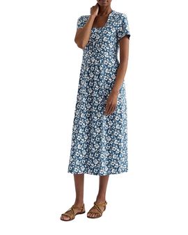 Seasalt Cornwall Seasalt Cornwall Seed Packet Short Sleeve Midi Dress