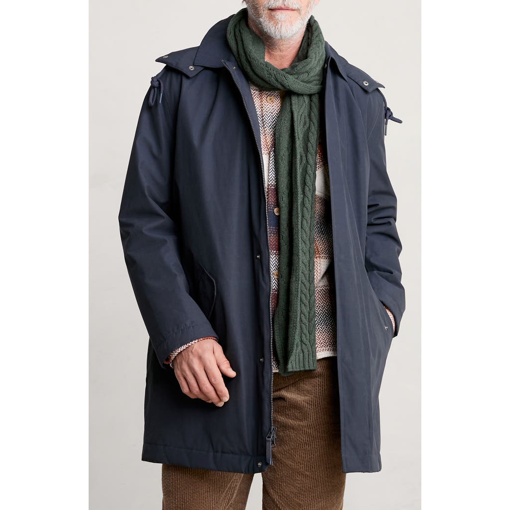Seasalt Cornwall Seasalt Cornwall Stone Wave Waterproof Coat with Removable Hood