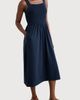 Seasalt Cornwall Seasalt Cornwall Summer Buoy Smocked Cotton Jersey Dress - 1